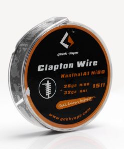 authentic geekvape clapton wire 32ga kanthal a1 26ga ni80 nichrome 271 ohm 5m 15 feet 247x296 - Σύρμα Clapton Wire Kanthal A1 (Ni80) 5m Geekvape