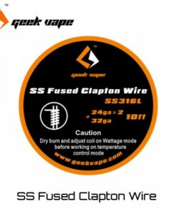 geekvape ss fused clapton wire ss316l  247x296 - Σύρμα SS Fused Clapton Wire