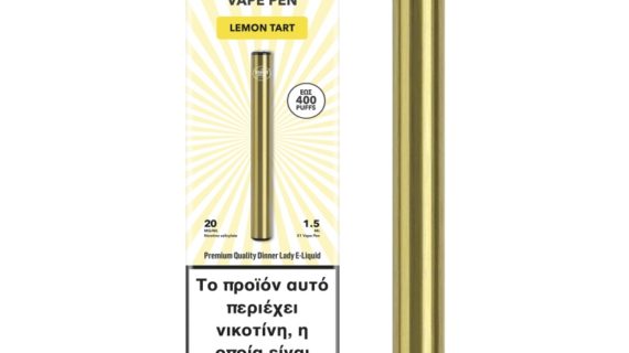 Dinner Lady Lemon Tart Disposable Vape Pen 20Mg 1.5ml