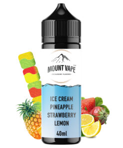 Mount Vape Ice Cream Pineapple Strawberry Lemon 40ml 120ml 247x296 - Ηλεκτρονικό Τσιγάρο