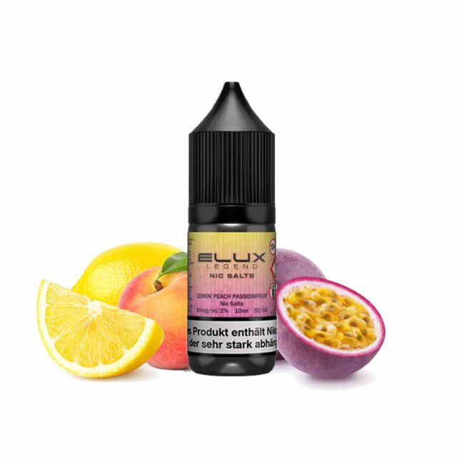 Lemon Peach Passion Fruit 20mg (Salt Nic) by Elux